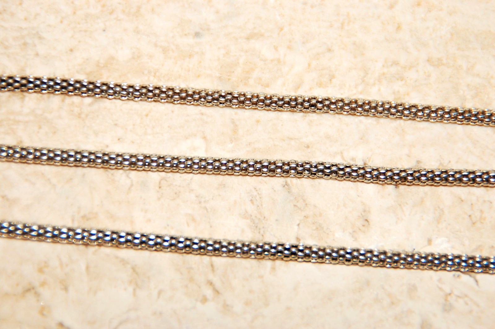 Super Rare James Avery 925 Silver 18″ Popcorn Chain Necklace – NICE!