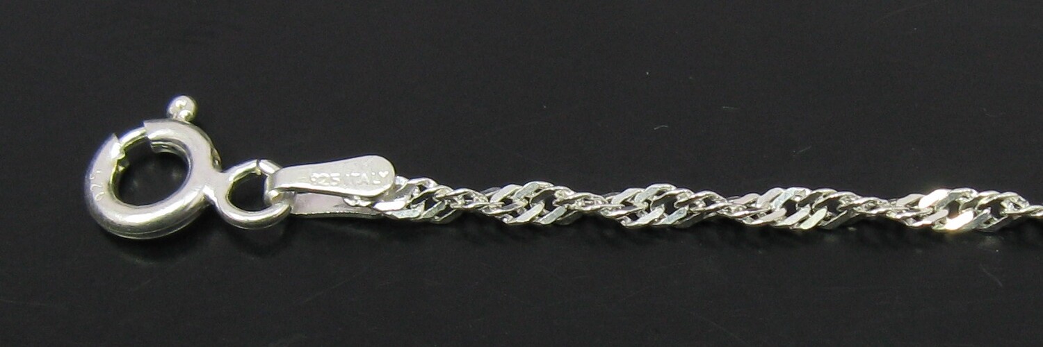 Handmade Stylish Sterling Silver New Chain Hallmarked Genuine Solid 925 Empress