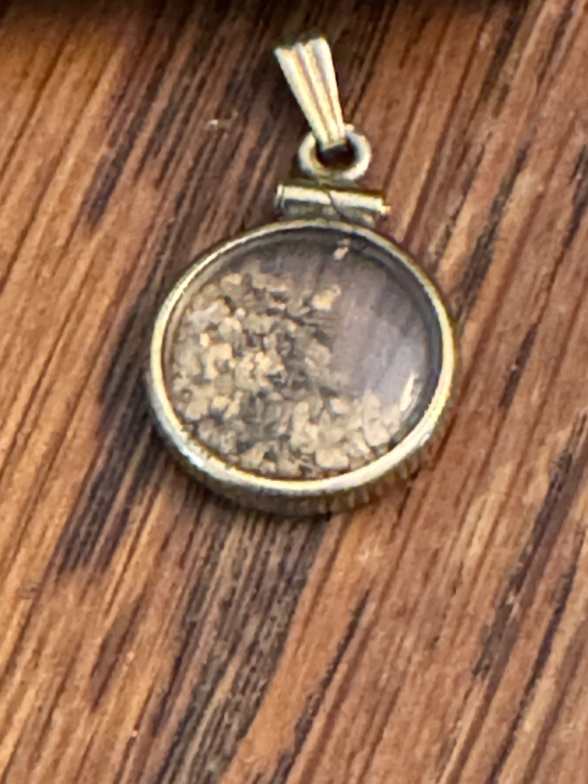 Vintage Gold Flakes Nuggets Charm Slider 1 Gram Weight