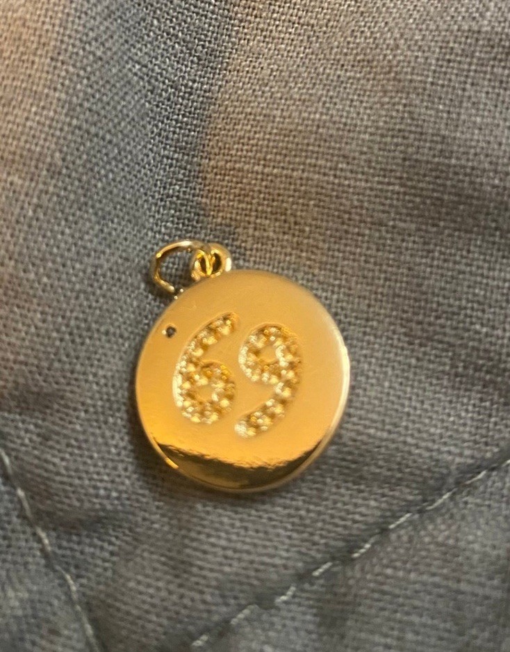 18 Karat Gold Cancer Pendant