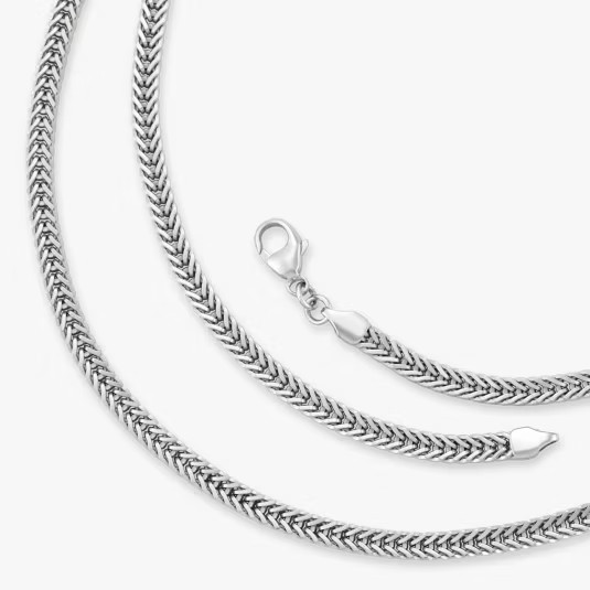 James Avery Rectangle Foxtail Necklace, Unisex 18 in.