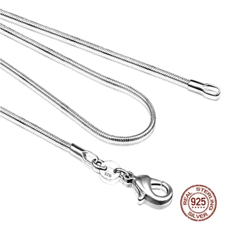 Men&Women’s 925 Sterling Silver Tarnish-Free Italian Chain Necklace 40CM-16IN*