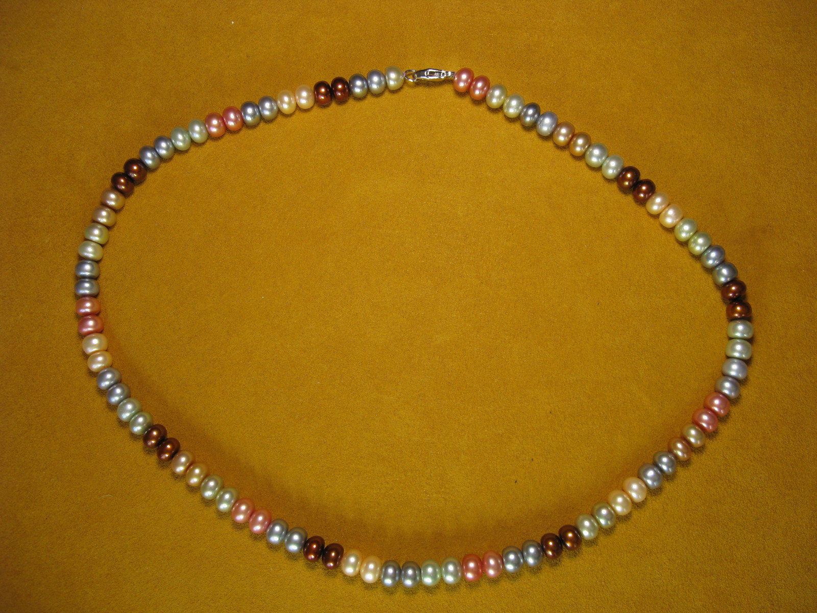 PEARL NECKLACE MULTI COLOR STRAND STRING SS HONORA GELATO Gift Valentine’s Day