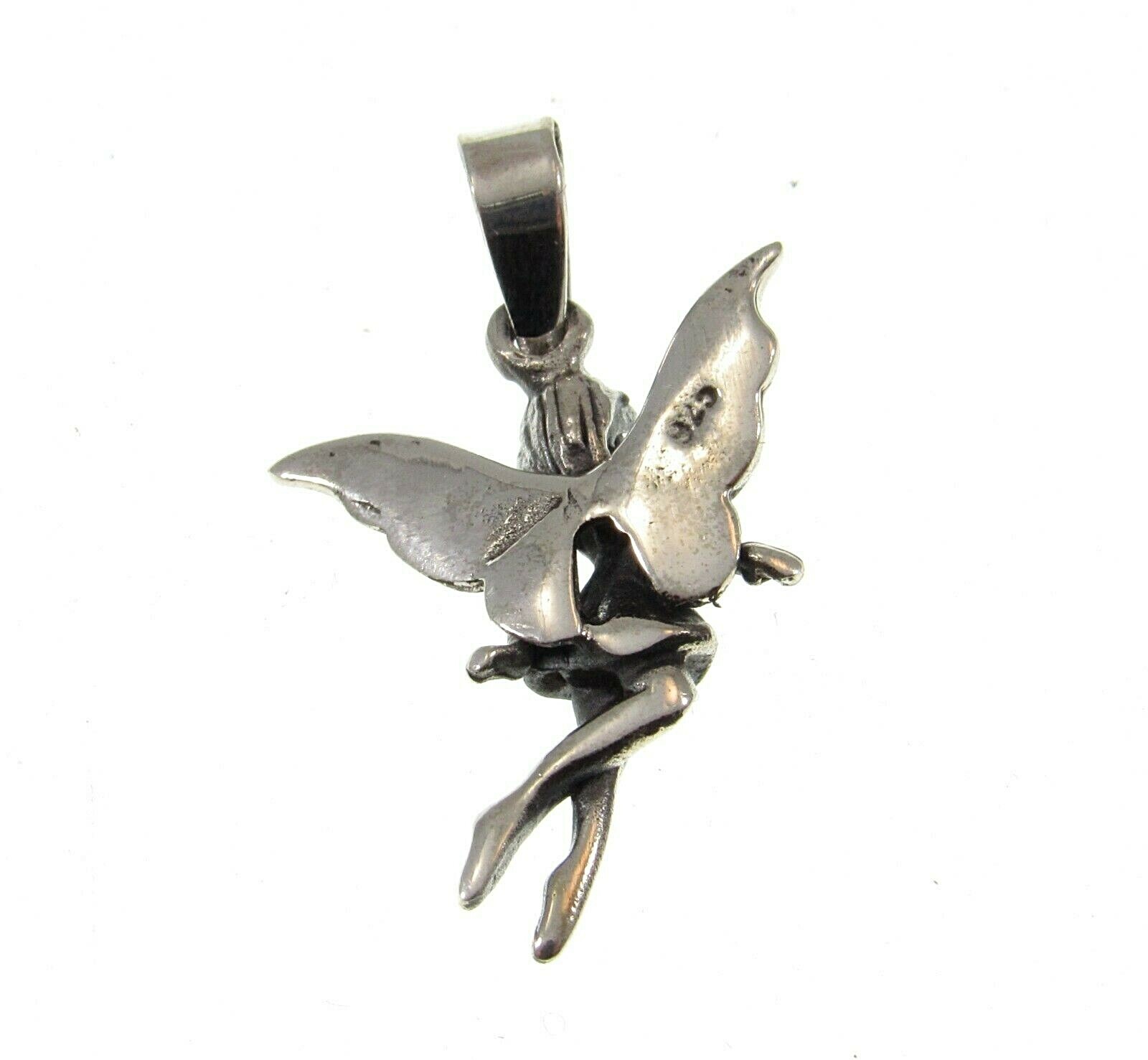 Handcrafted Solid 925 Sterling Silver Magical Fairy Pendant