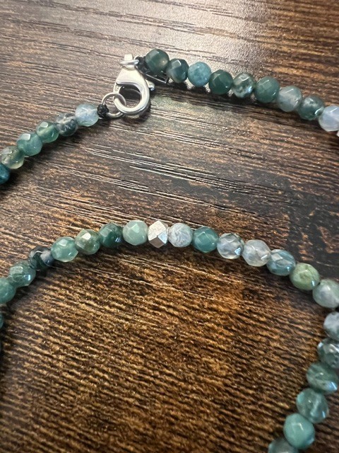 Grace+Heart 42″ Rainbow Tourmaline & Sterling Silver Bead Necklace
