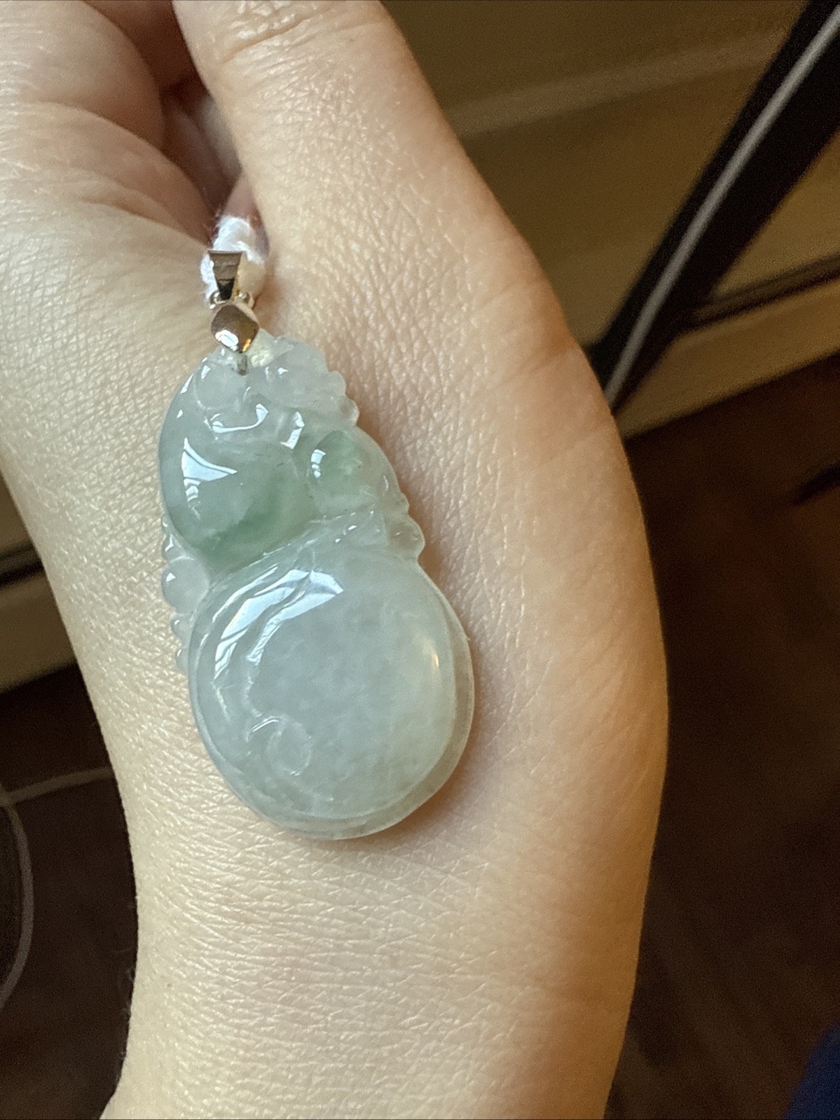翡翠A貨 untreated Burma Myanmar Grade A Jadeite Jade 老坑冰飘花 葫芦 Certified