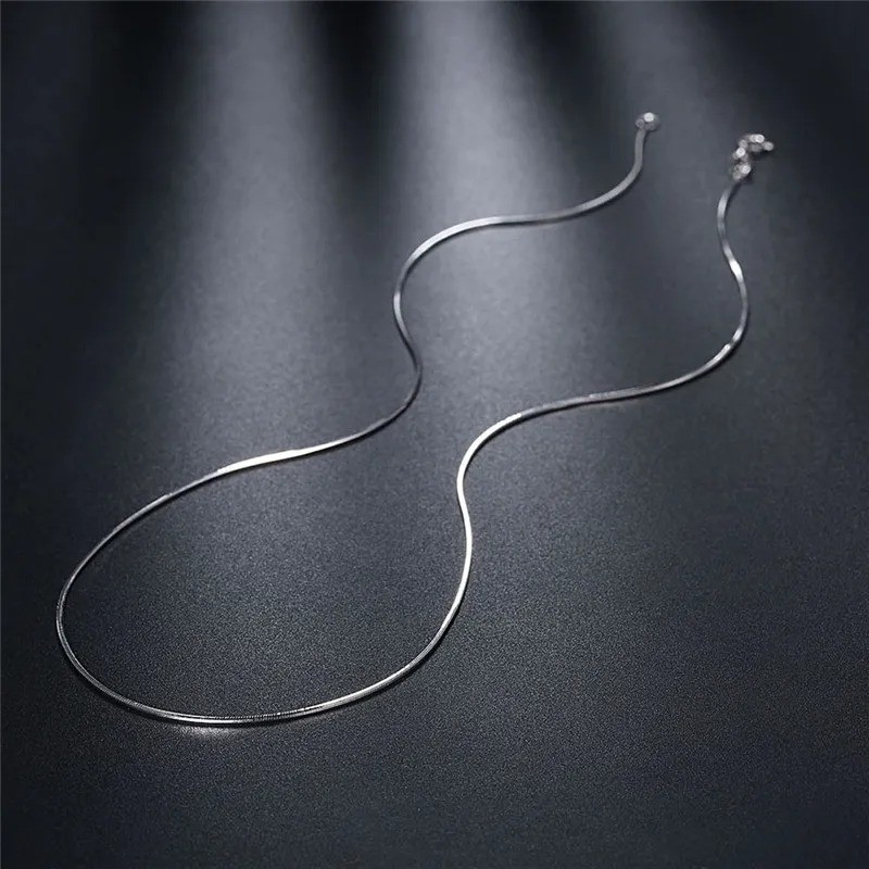 Men&Women’s 925 Sterling Silver Tarnish-Free Italian Chain Necklace 40CM-16IN*
