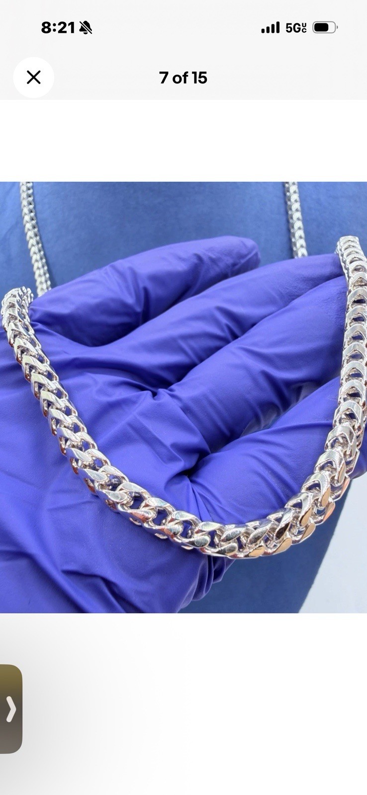 HEAVY SOLID 925 ITALY STERLING SILVER FRANCO CHAIN NECKLACE 28 6MM 863G G2U