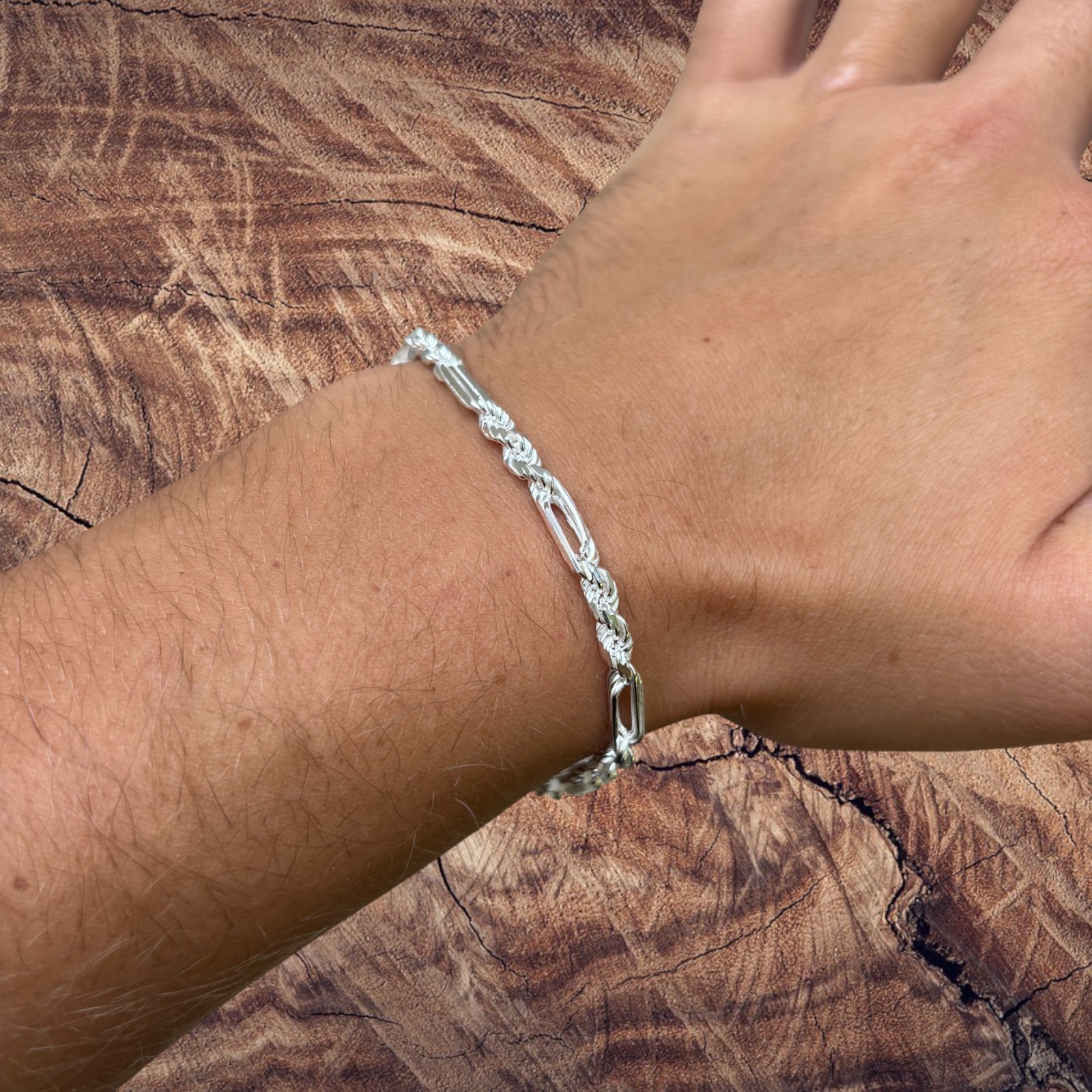4mm Figarope Milano Bracelet – Solid 925 Sterling Silver Or 14k Gold Vermeil