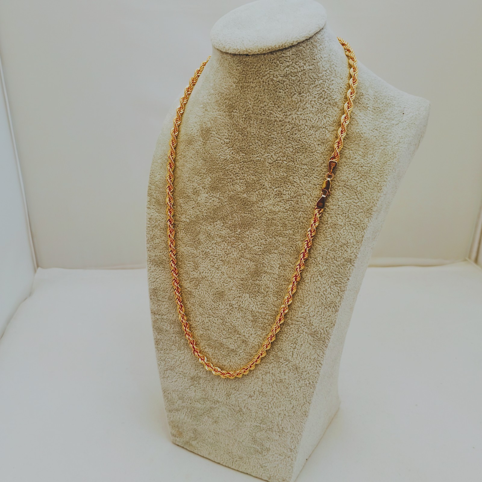 NEW!!! Just In!!! – 22ct Gold Hollow Rope Chain, 20.3g