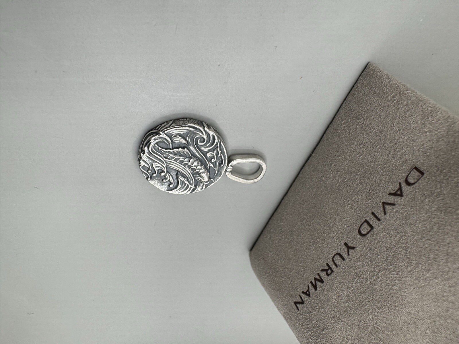 David Yurman Dragon Amulet Pendant in Sterling Silver