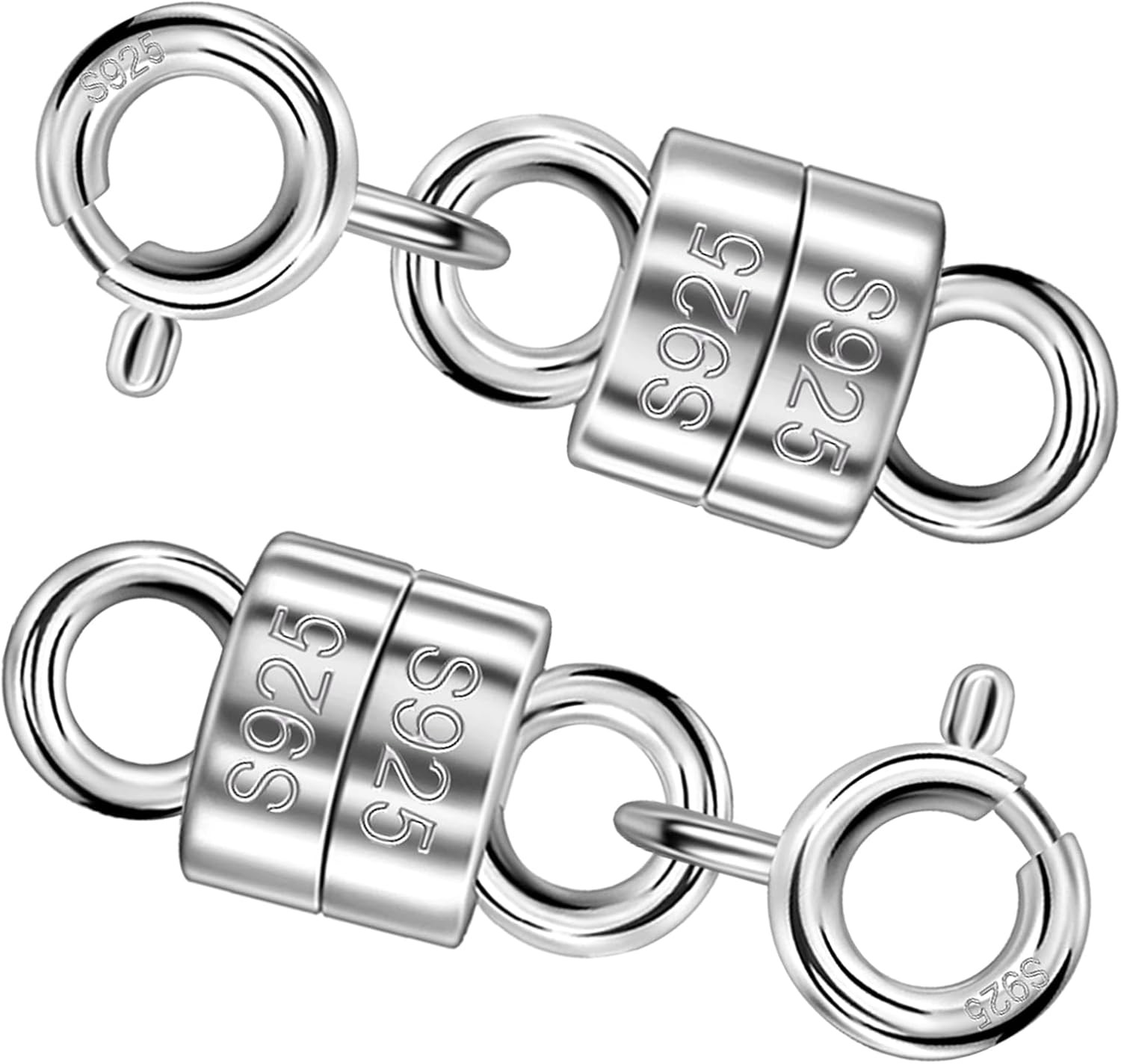 925 Sterling Silver Magnetic Necklace Clasps and Closures Min Magnetic Clasps fo