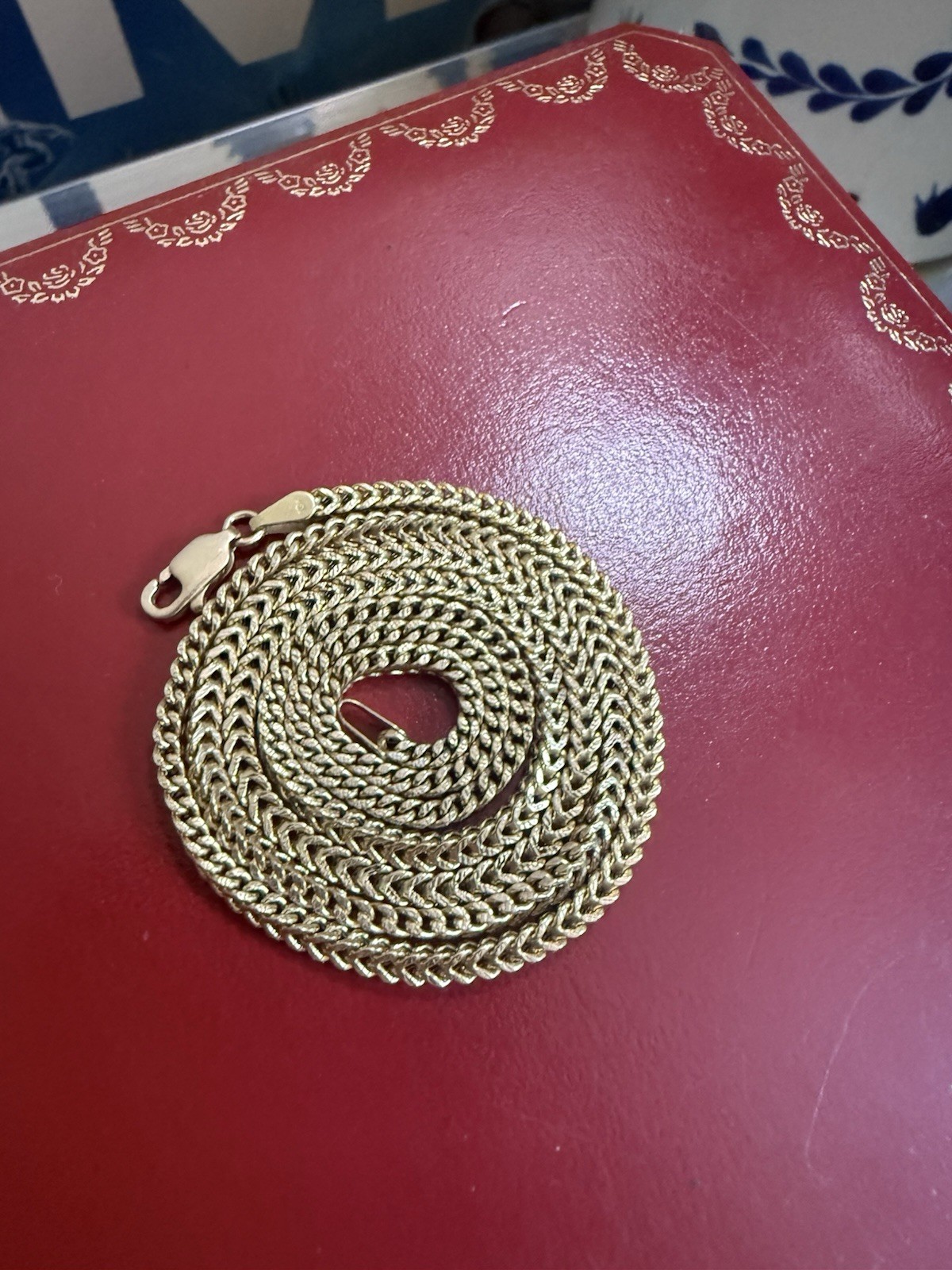 10k Solid Gold Franco 2.5mm Diamond Cut 22inch