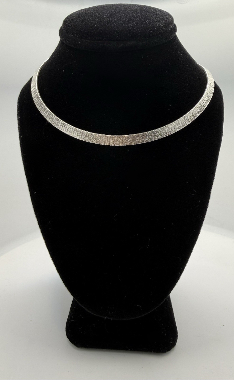 Illustra Reversible Sterling Silver Necklace. 17.5 In. 4mm. 15.3g.