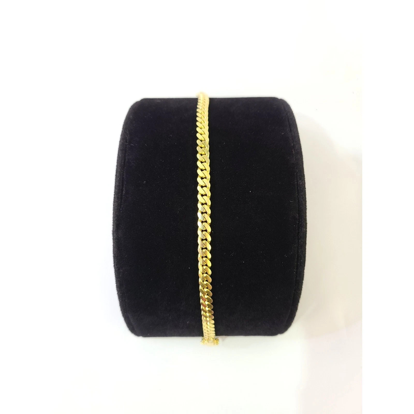 Solid 10k Yellow Gold Miami Cuban Bracelet Link 2mm 3mm 4mm 5mm 7″ Box Clasp