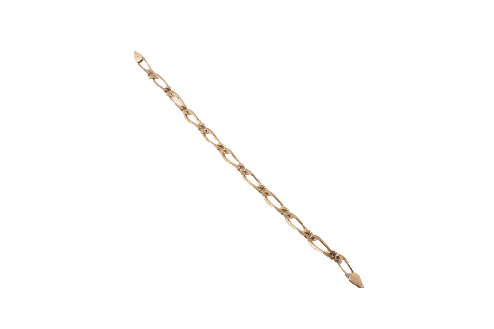 7 Inch Gold Plated Sterling Extender Chain VGC Marked .925 Italy “V”