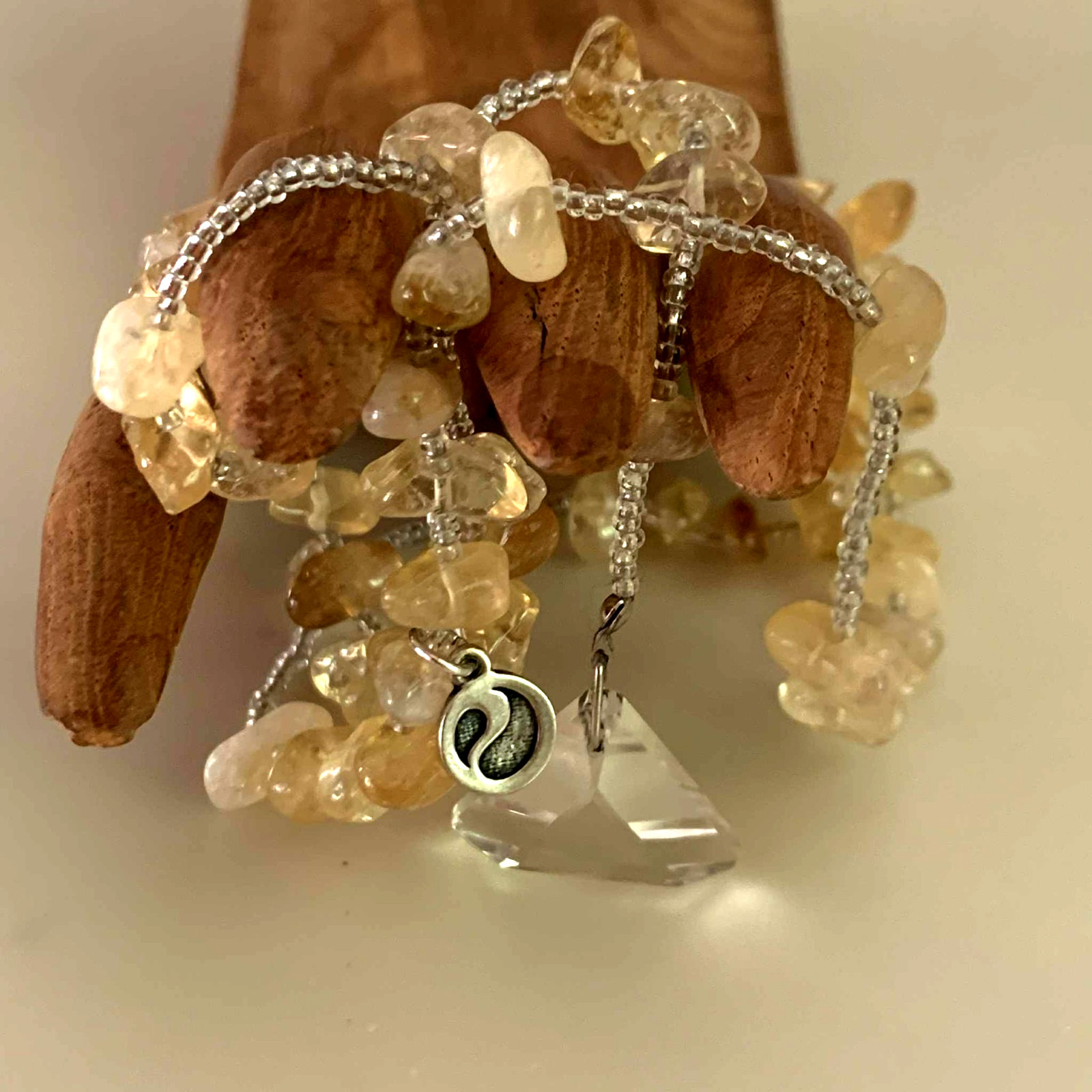 Energy Muse Exquisite “SACRED CITRINE” Necklace 26″ “Light-Happiness-Healing”