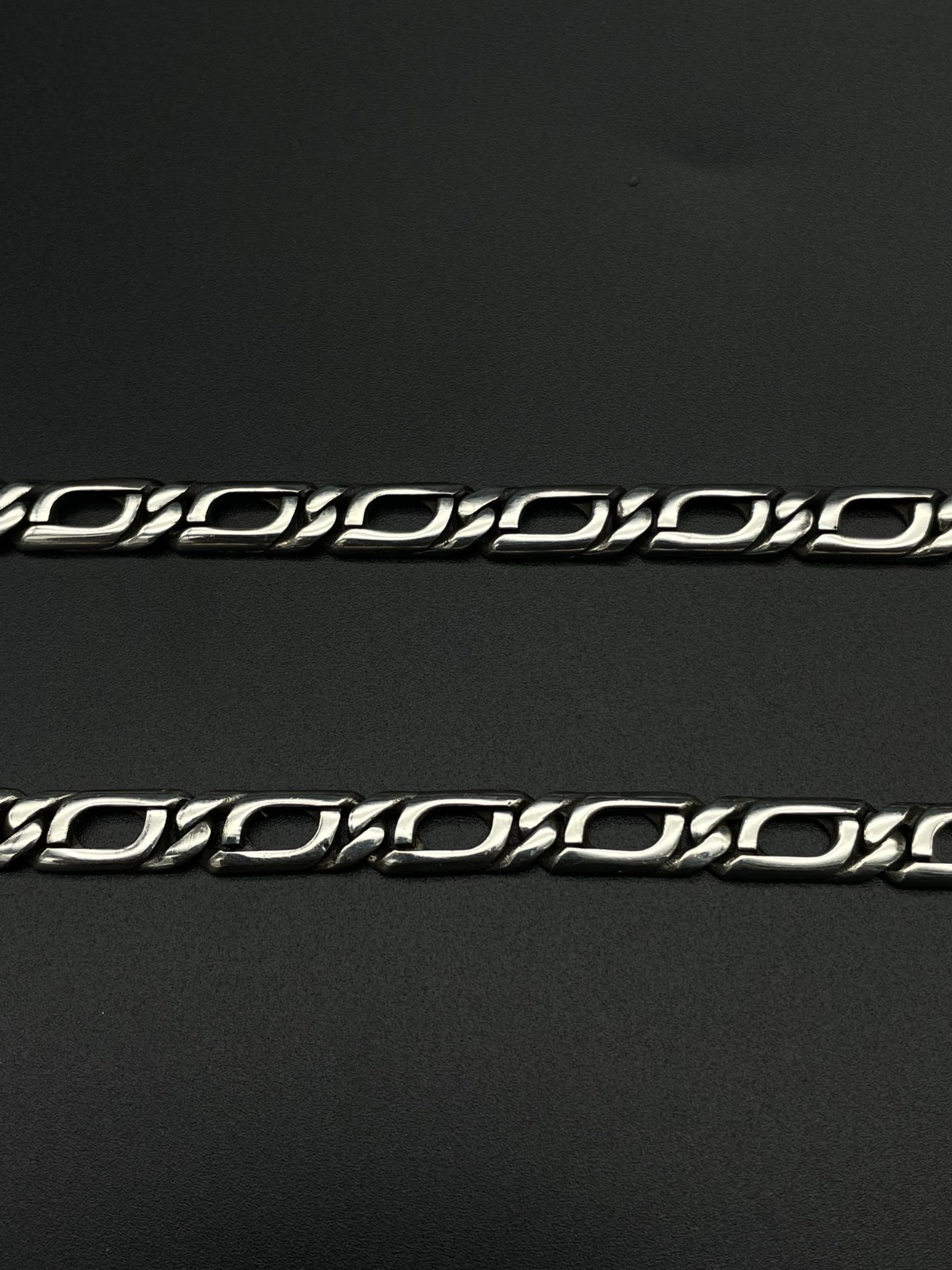 925 Sterling Silver Solid Italian Design Figaro Link Chain Necklace Gift for Him