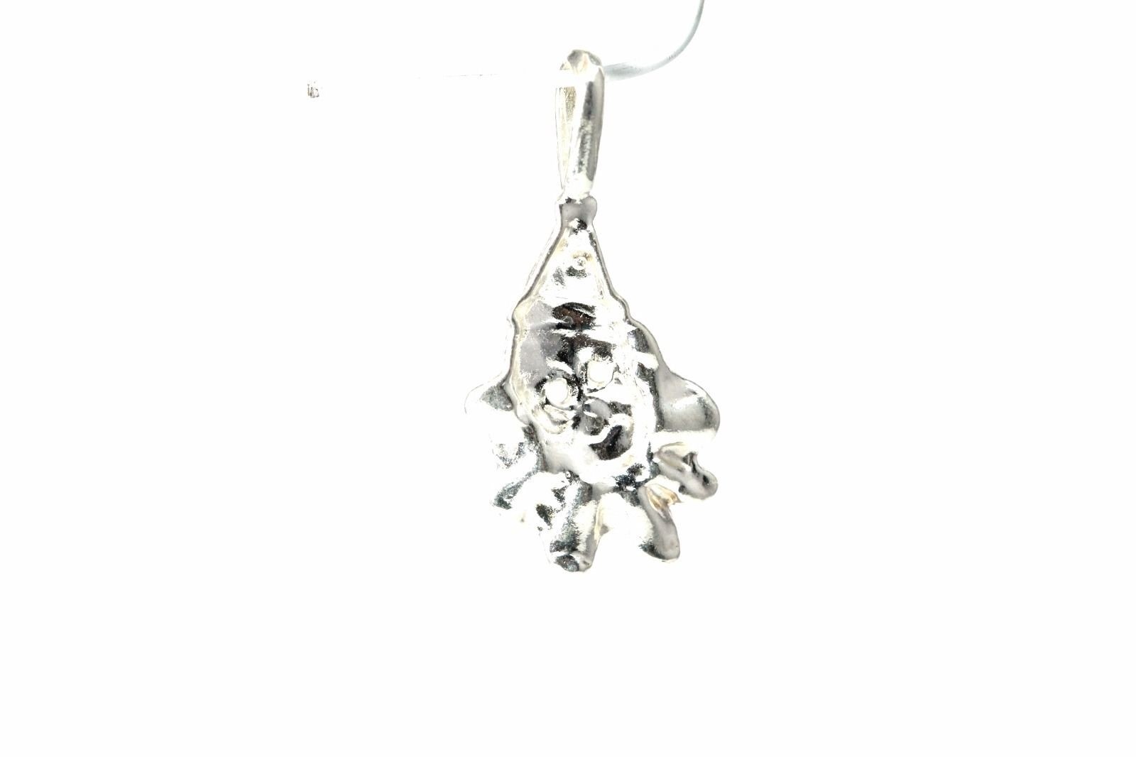 925 Sterling Silver Small Clown Head Charm/Pendant 1.3 Grams (PEN3495)