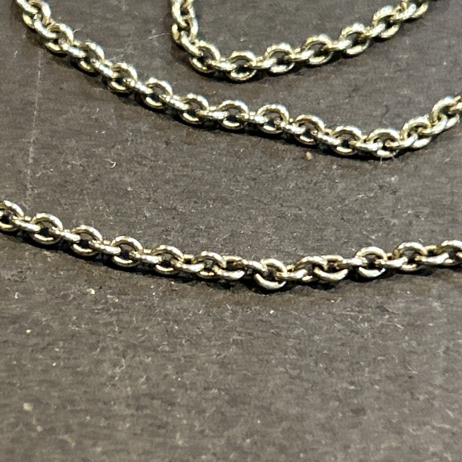 18 Inch James Avery Light Curb Link Sterling Silver Chain 925 Marked