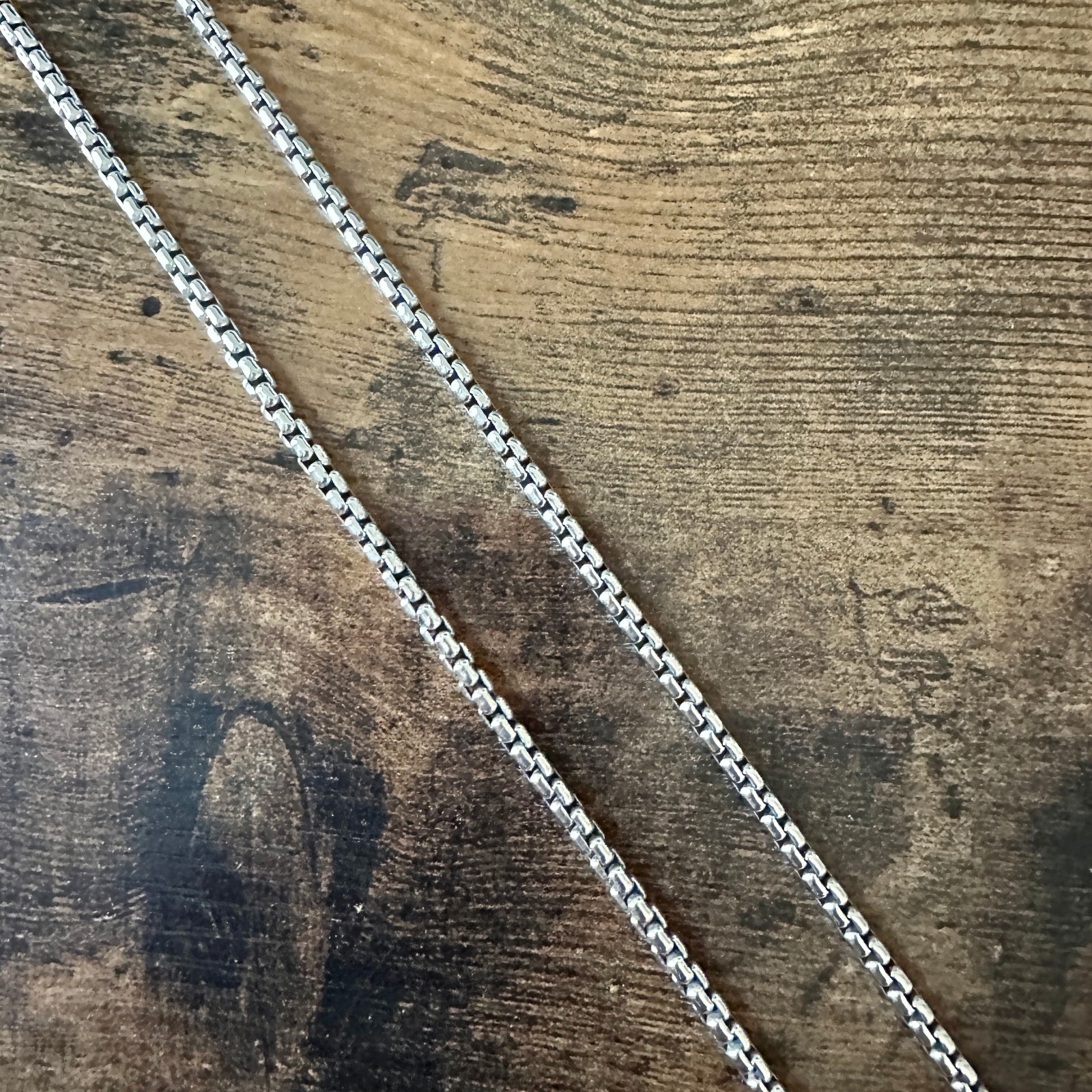 David Yurman Medium Box Chain Necklace – 3.6mm – 22″ – FREE SHIPPING