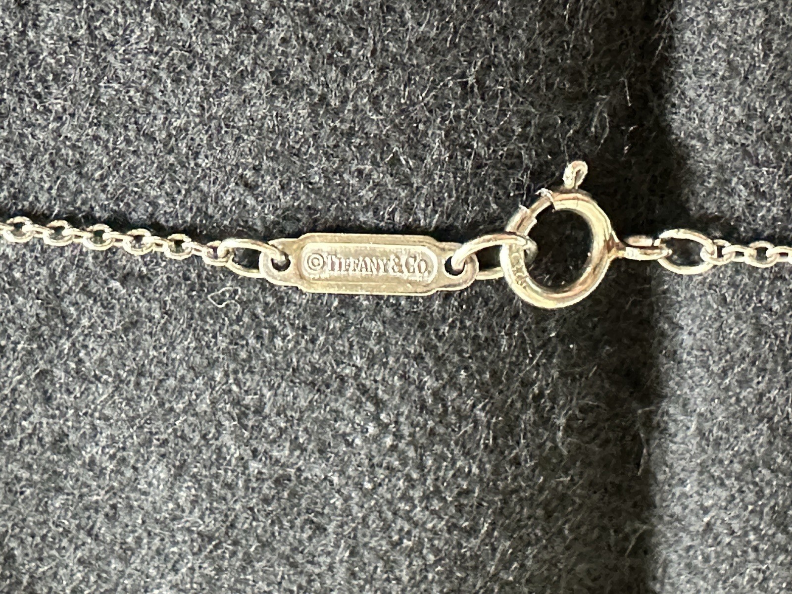 Tiffany & Co. Signed Pt950 Platinum Diamond Cross Pendant Necklace