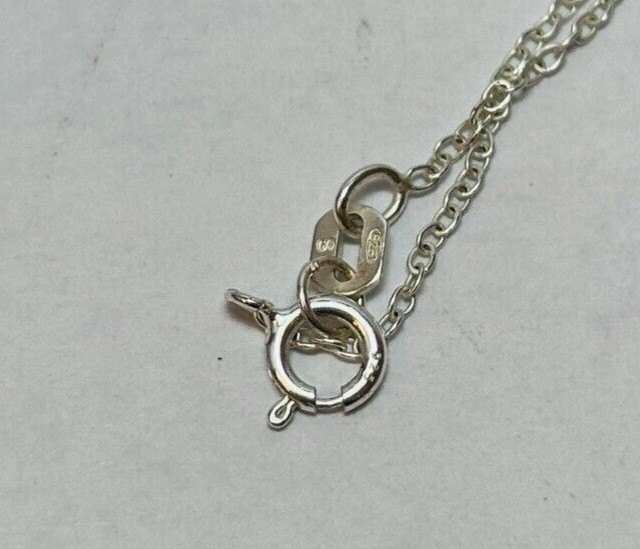 Cupcake Sterling 925 Silver Child 3 Star Gemstone Necklace 15 in – .04