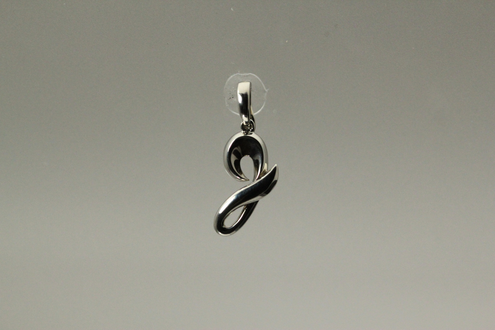 925 Sterling Silver Fancy Letter “G” Pendant Enhancer Bail 3.4 Grams (PEN9399)