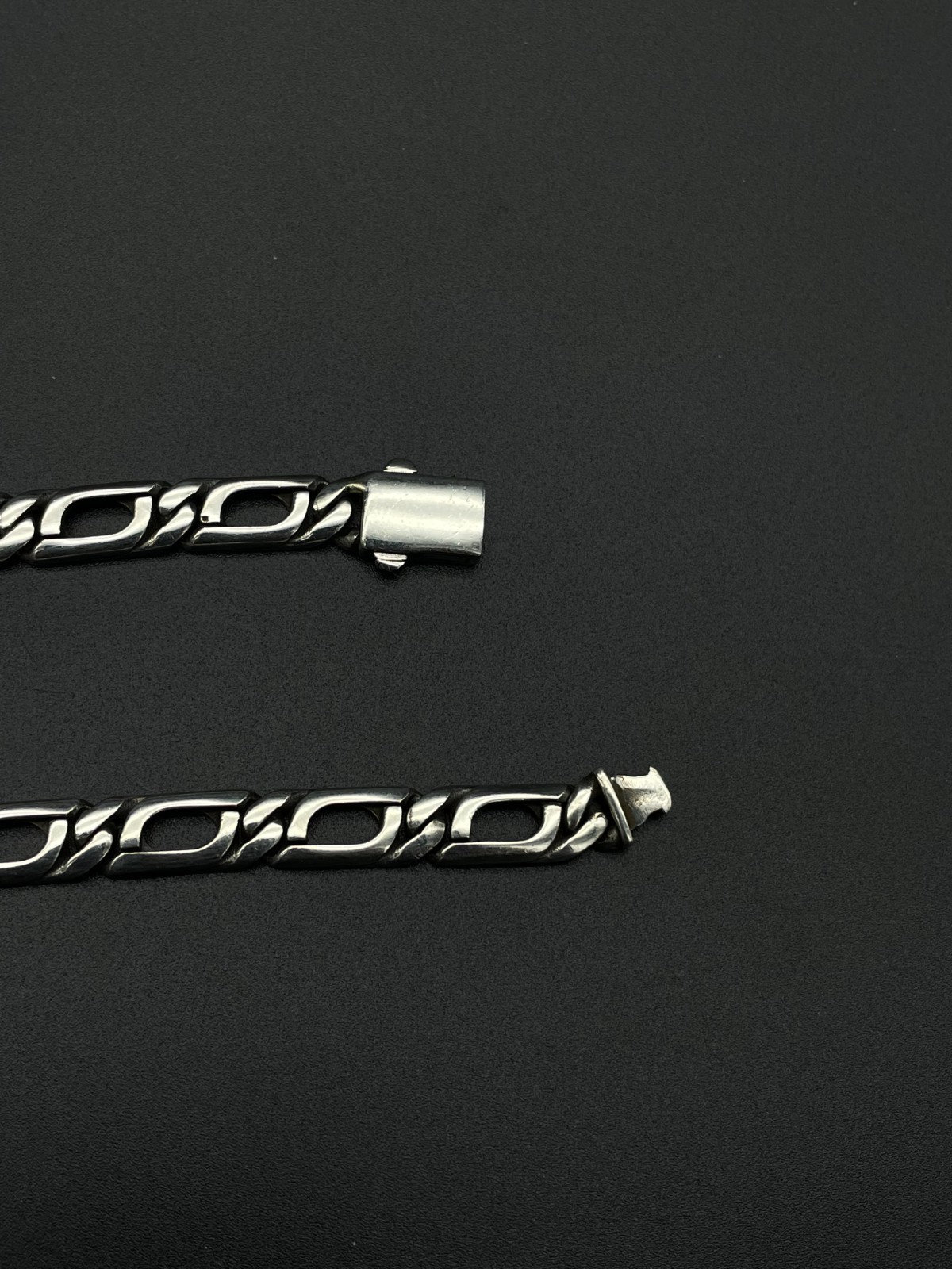 925 Sterling Silver Solid Italian Design Figaro Link Chain Necklace Gift for Him