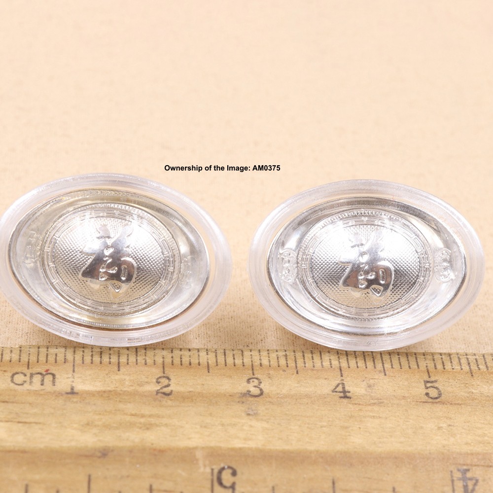 1PCS Pure 999 Fine Silver 福 Pattern Yuanbao Chinese Silver Collection 2g