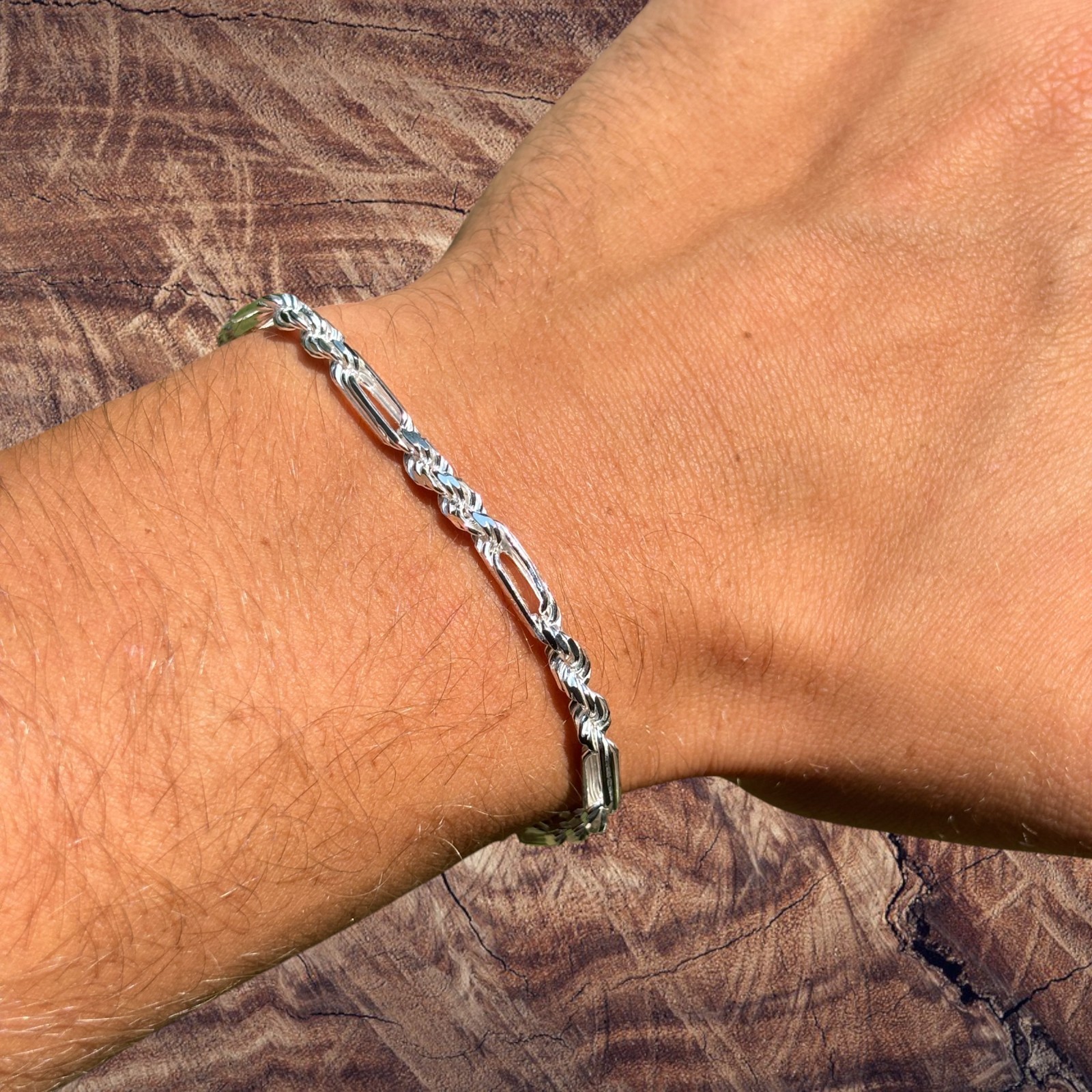4mm Figarope Milano Bracelet – Solid 925 Sterling Silver Or 14k Gold Vermeil