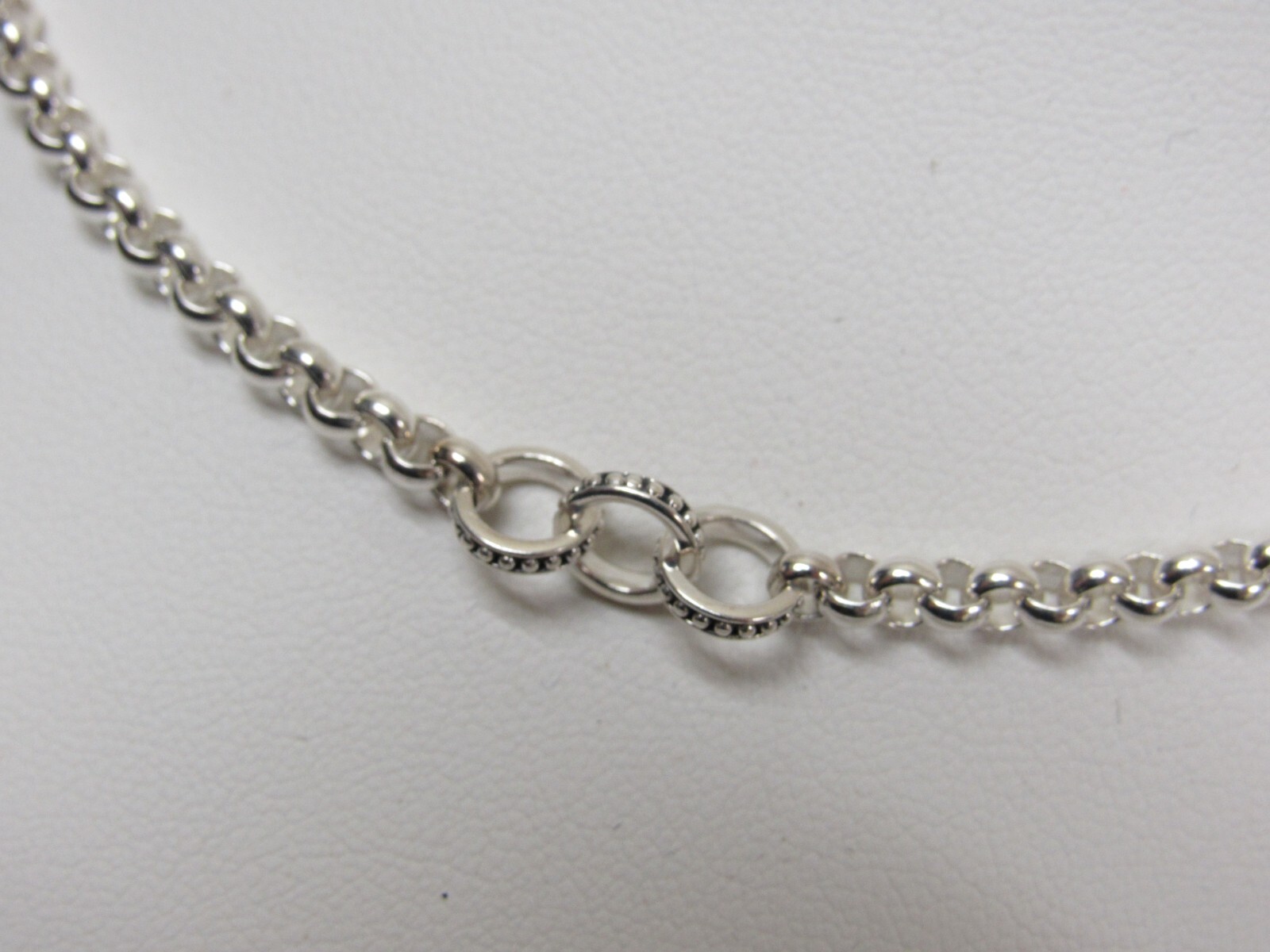 Designer LAGOS Sterling Silver 18k KSL Signature Caviar Pearl Necklace