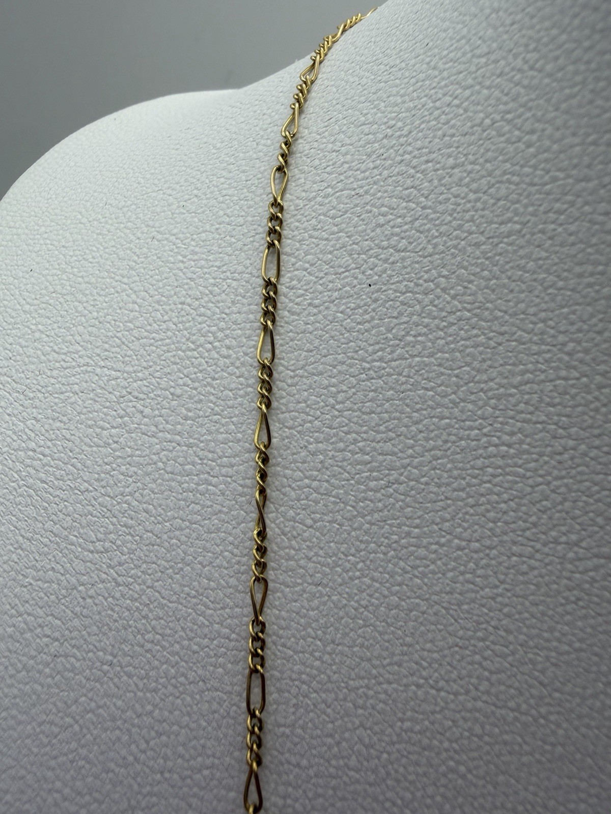 14k Gold filled Figaro Chain Necklace 18 inch
