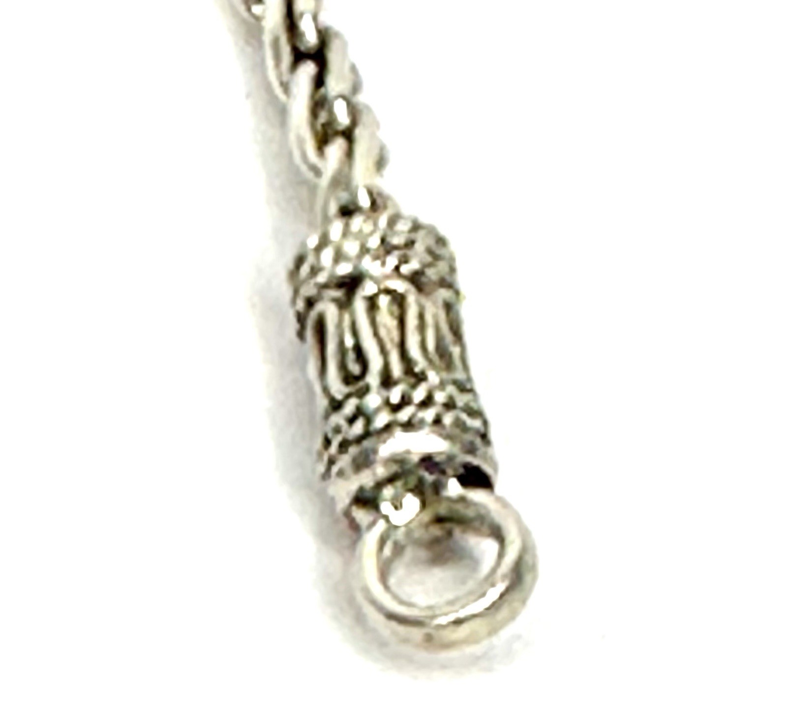 Sterling Silver Rope Chain Necklace 16” | Egypt 925 | S-Hook Clasp | 19g