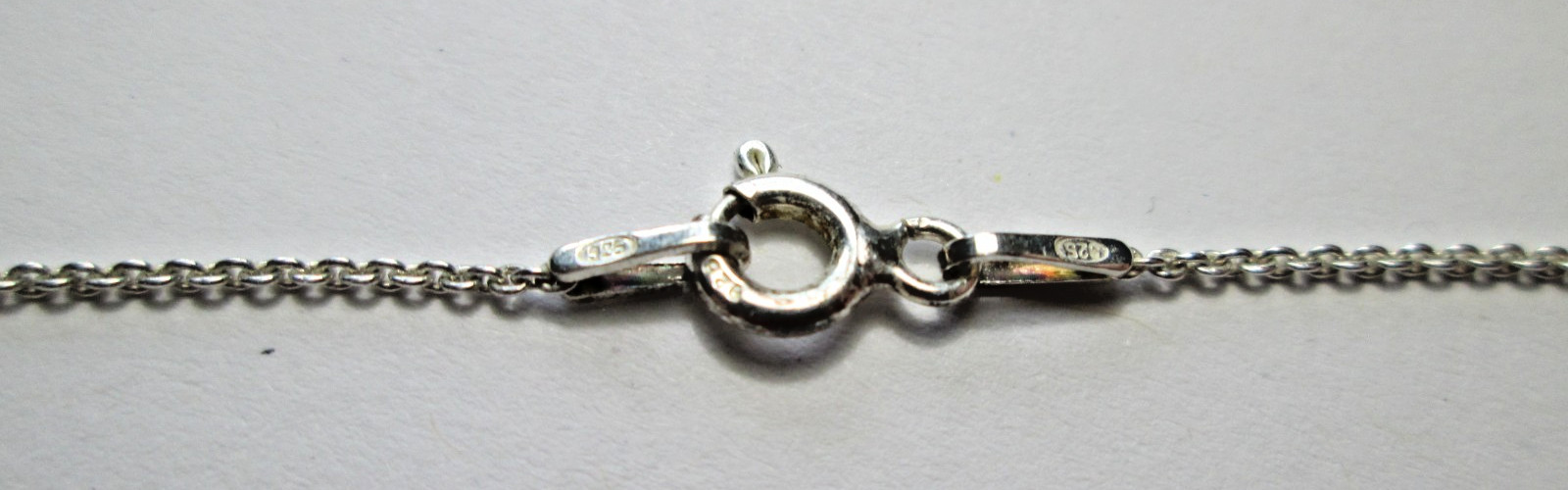 Sterling Silver Chain Necklace 10″ drop .925 made in Italy no chinks ~2 grams