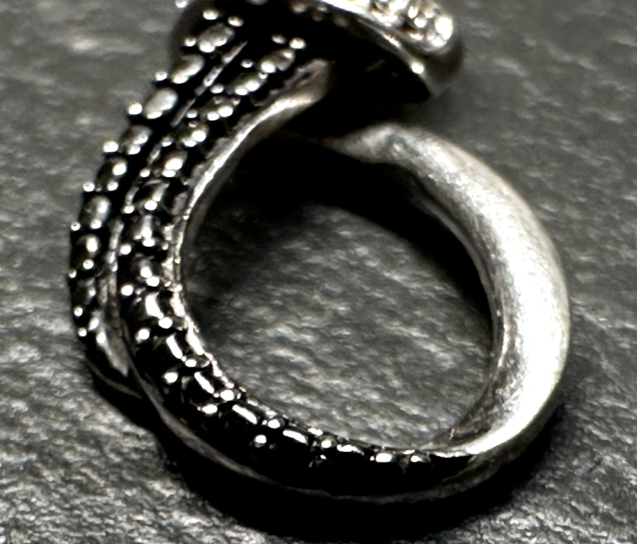 JWBR STERLING INFINITY TWIST TWO TONE PENDANT E574