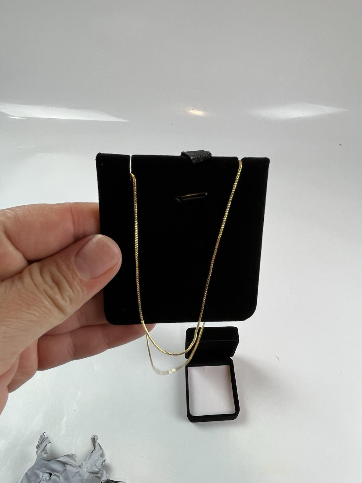 Spetlex 14K Yellow /white/rose Gold Box Chain Necklace Lobster Clasp 20in