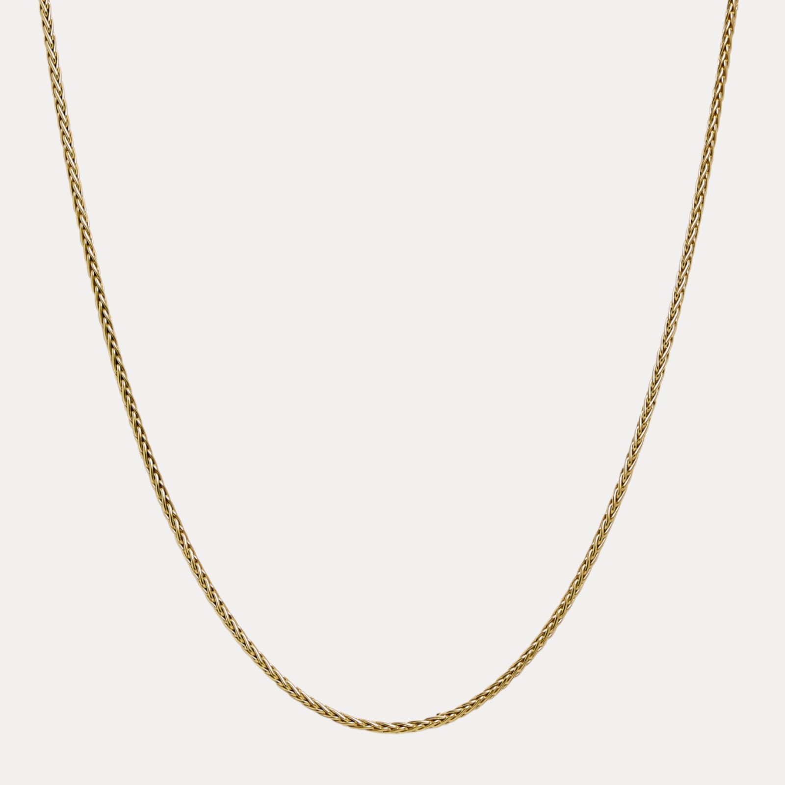 3mm Wheat Chain Necklace – Real Solid 925 Sterling Silver Or 14k Gold Vermeil