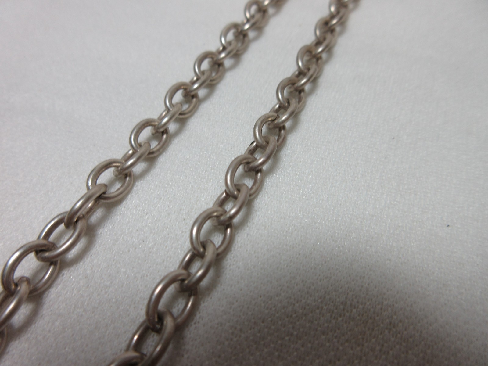 VINTAGE STERLING NECKLACE CHAIN TOGGLE #68