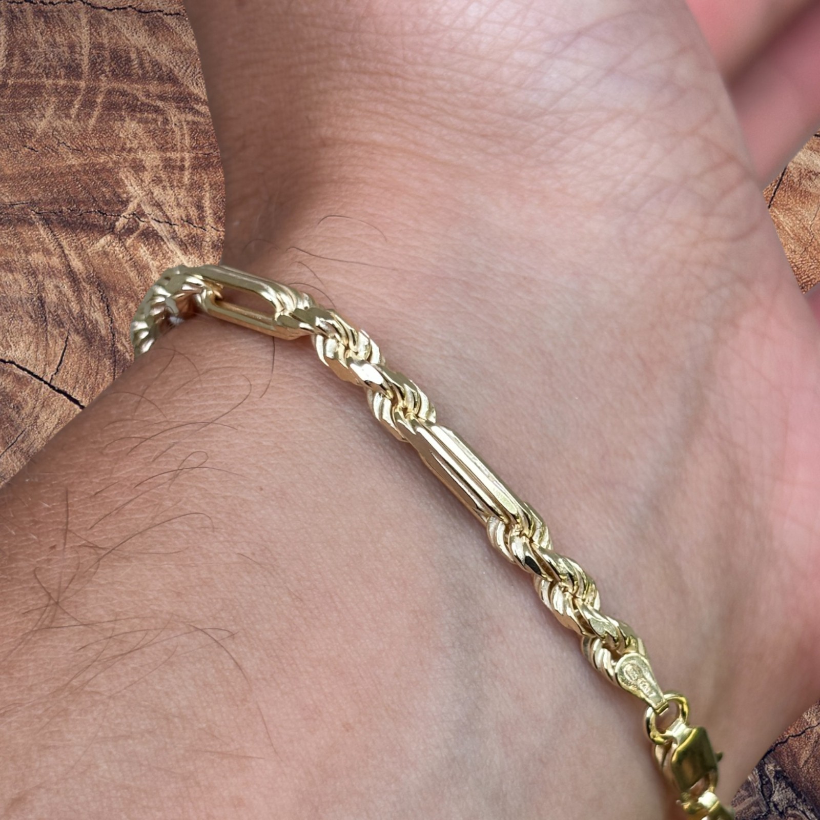 4mm Figarope Milano Bracelet – Solid 925 Sterling Silver Or 14k Gold Vermeil