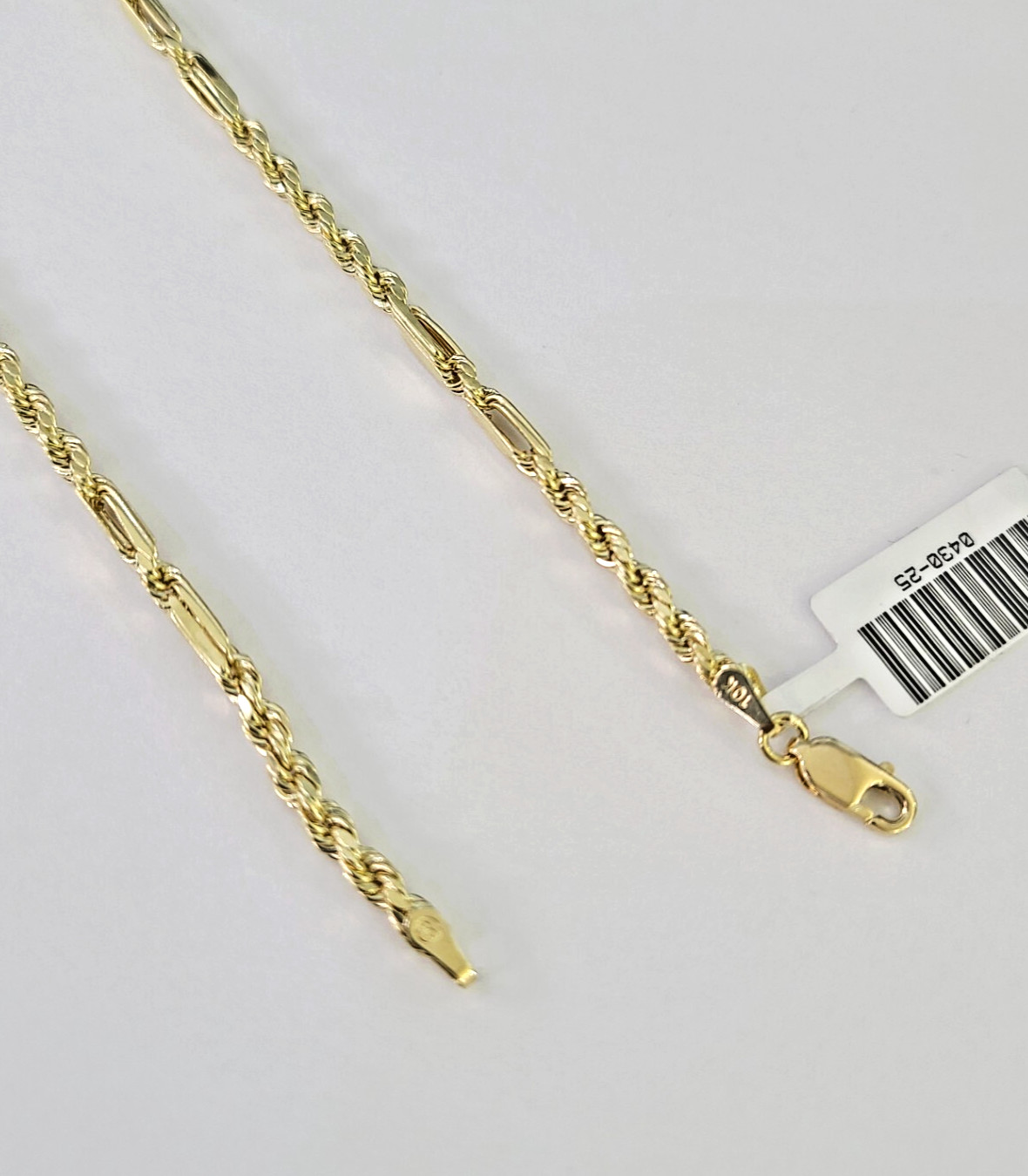 10k Gold Milano Rope Chain Necklace 24″ 3mm 10kt Yellow Gold REAL