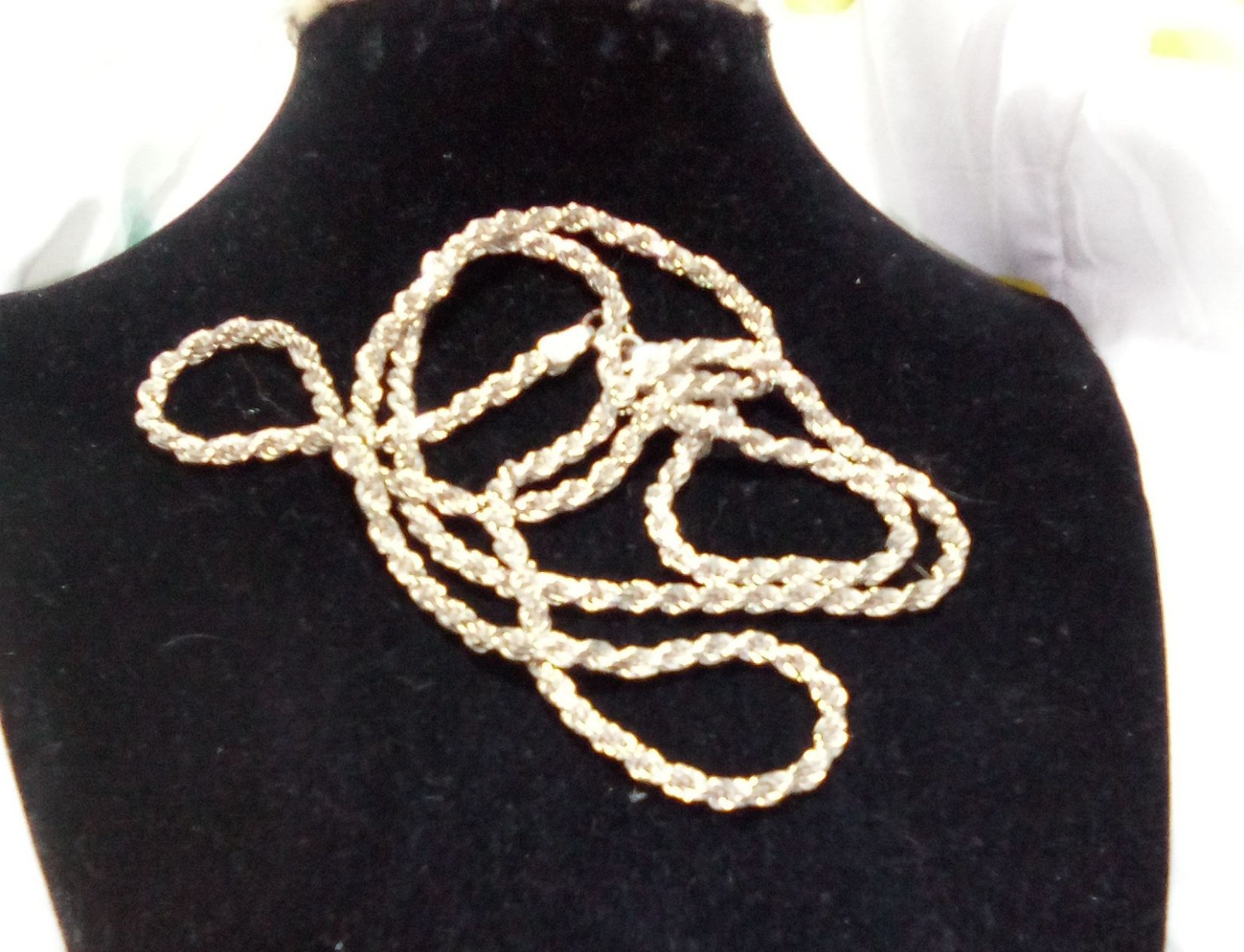 4MM Solid 925 Sterling Silver 28in DIAMOND CUT ROPE CHAIN, Necklace Italy