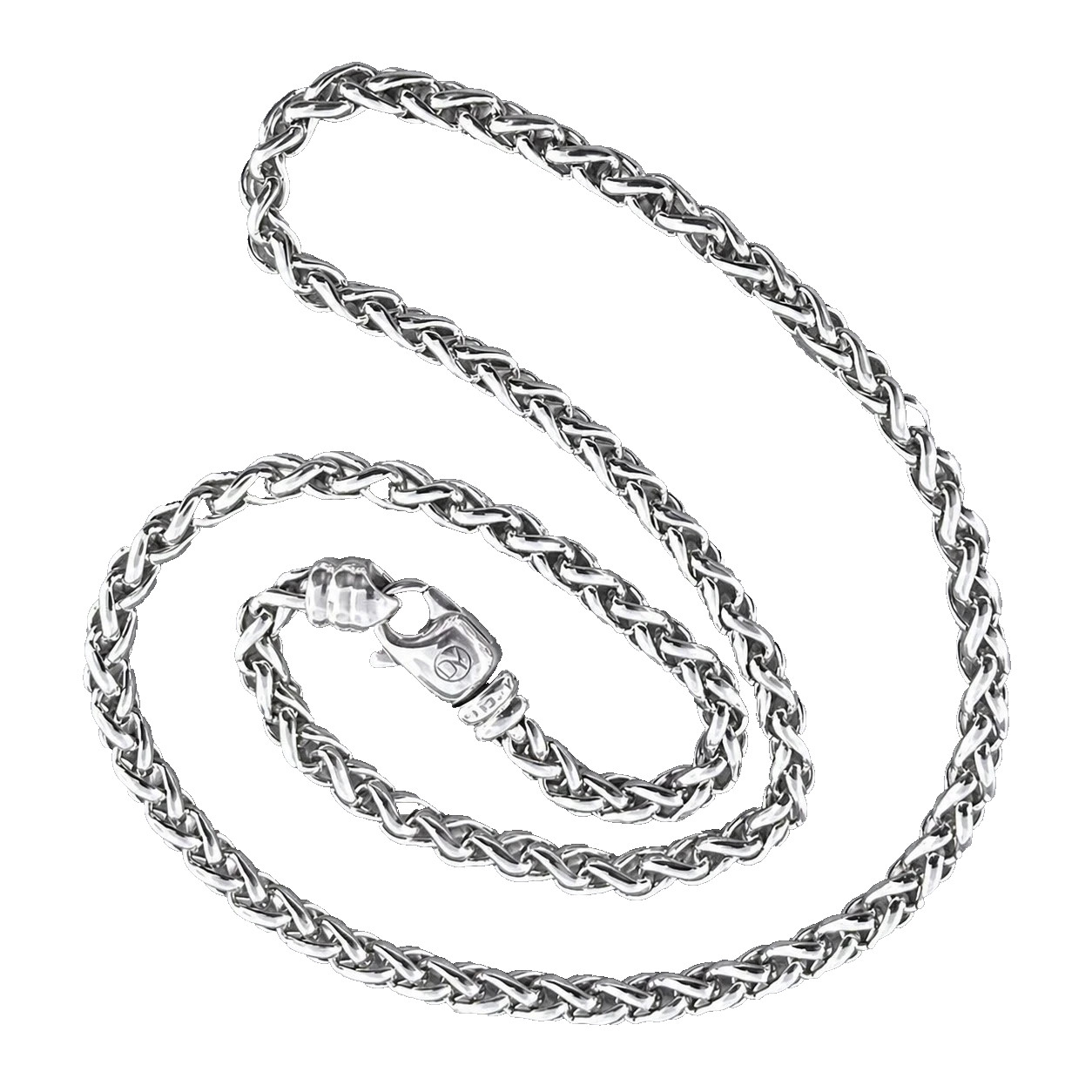 David Yurman 4mm Wheat Chain Necklace 17” Sterling Silver 925 ~25 grams. DEAL!