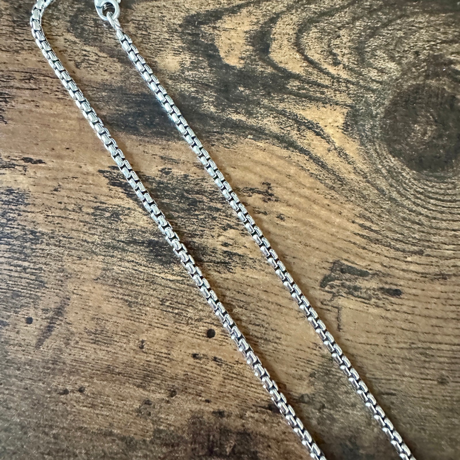 David Yurman Medium Box Chain Necklace – 3.6mm – 22″ – FREE SHIPPING