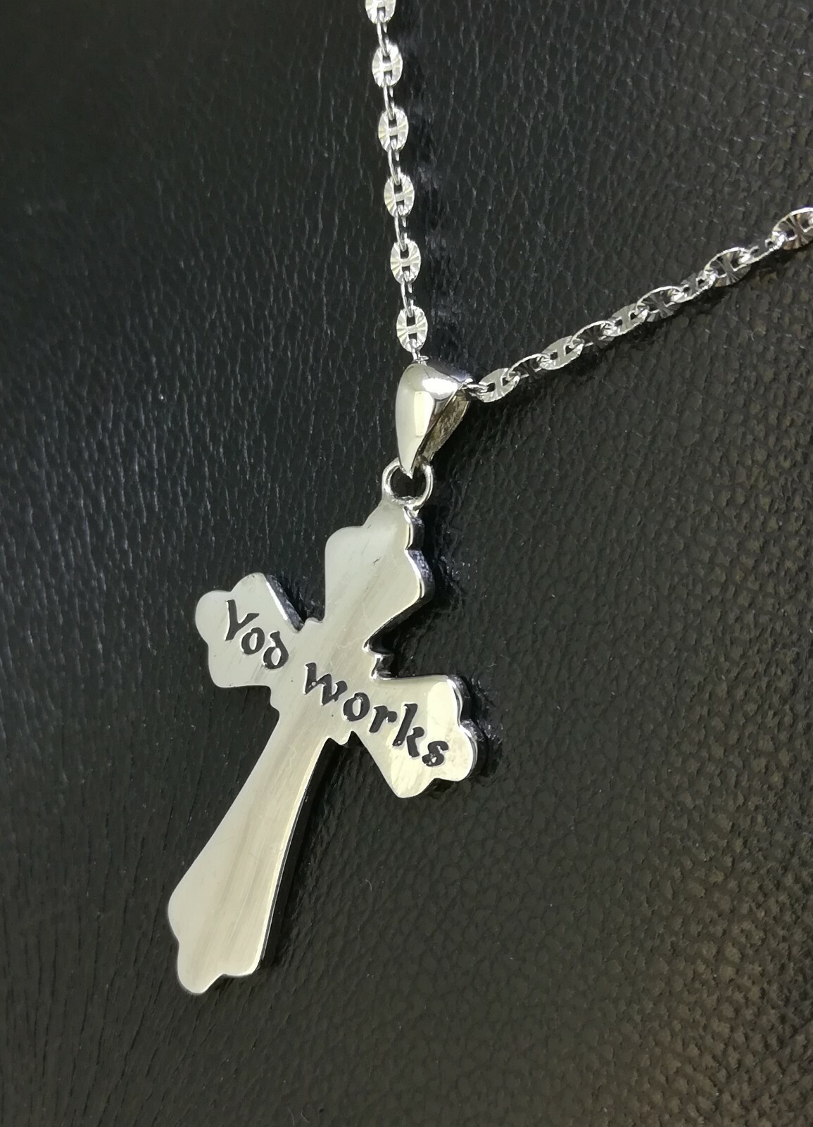 Elegant Genuine Solid 925 Sterling Silver Cross Pendant N-A926 Woman Gift
