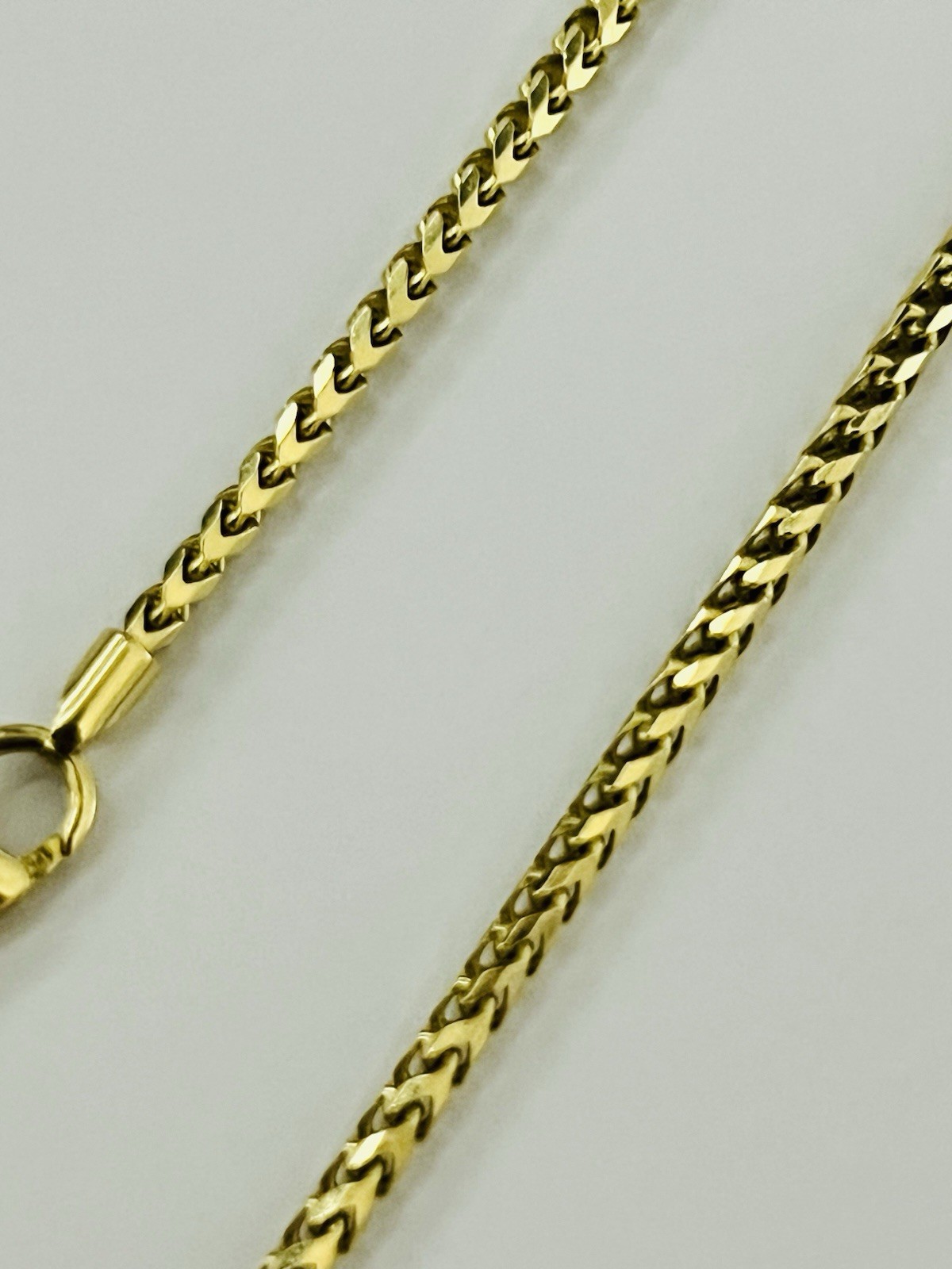 14K Solid Yellow Gold Franco Chain 27” 2.5mm 19.23 Grams