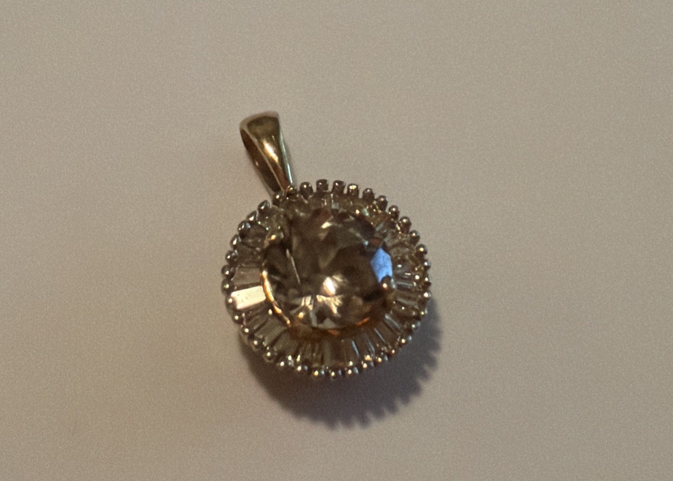 Iliana 18k Yellow Gold AAA Turkizite 1ctw Diamond (0.20 CTs) Pendant