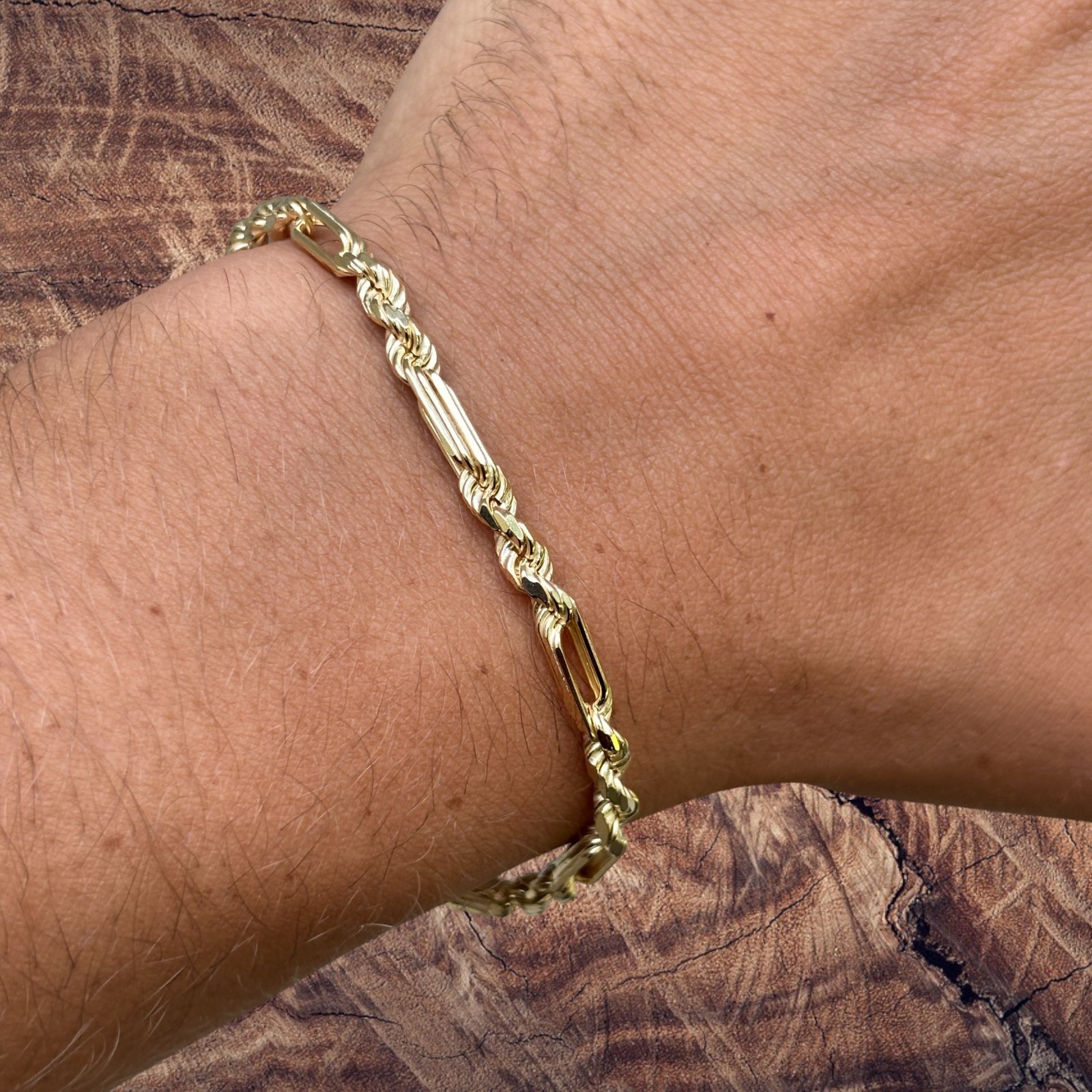 4mm Figarope Milano Bracelet – Solid 925 Sterling Silver Or 14k Gold Vermeil