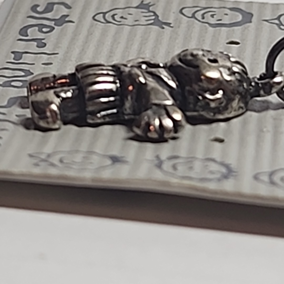 Sterling Silver 925 Pendant Charm Little People Boy NOS Vintage New on Card