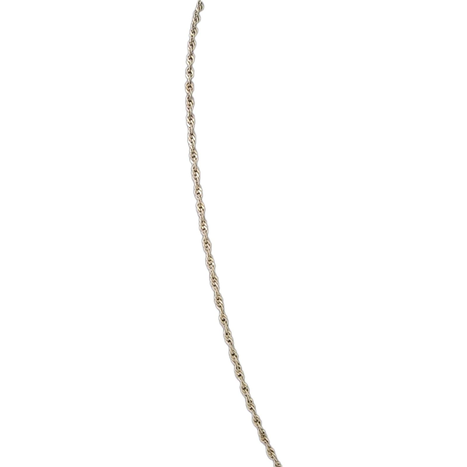 MILOR Sterling Silver Rope Chain Made In Italy Necklace 20 Inches Vintage